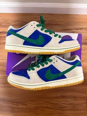 Nike SB Dunk Low Pro "Phantom/Hyper Royal-Malachite"